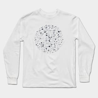 Space Cosmos Navy Long Sleeve T-Shirt